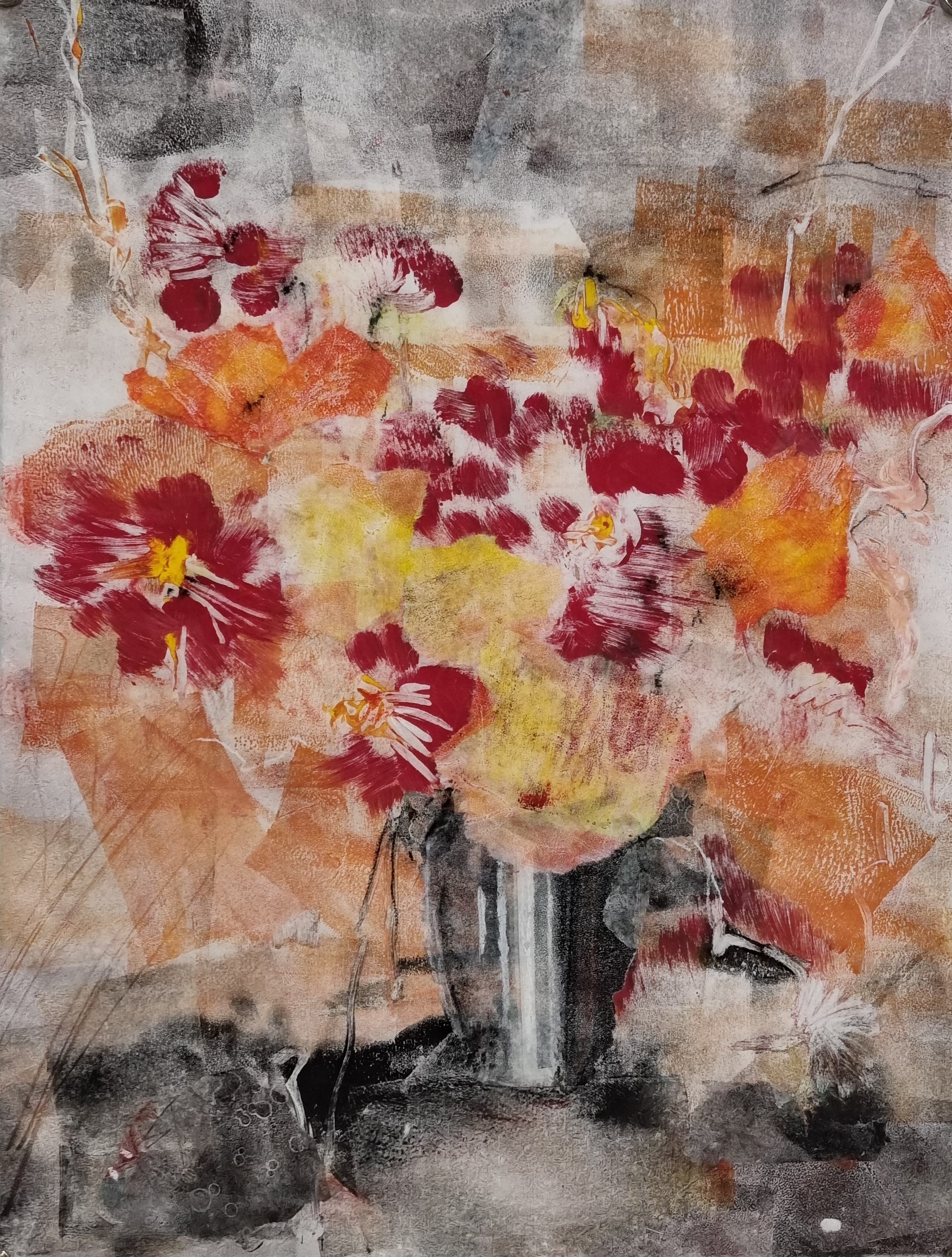 Blumenstillleben 4, 40.5 x 30.3 cm