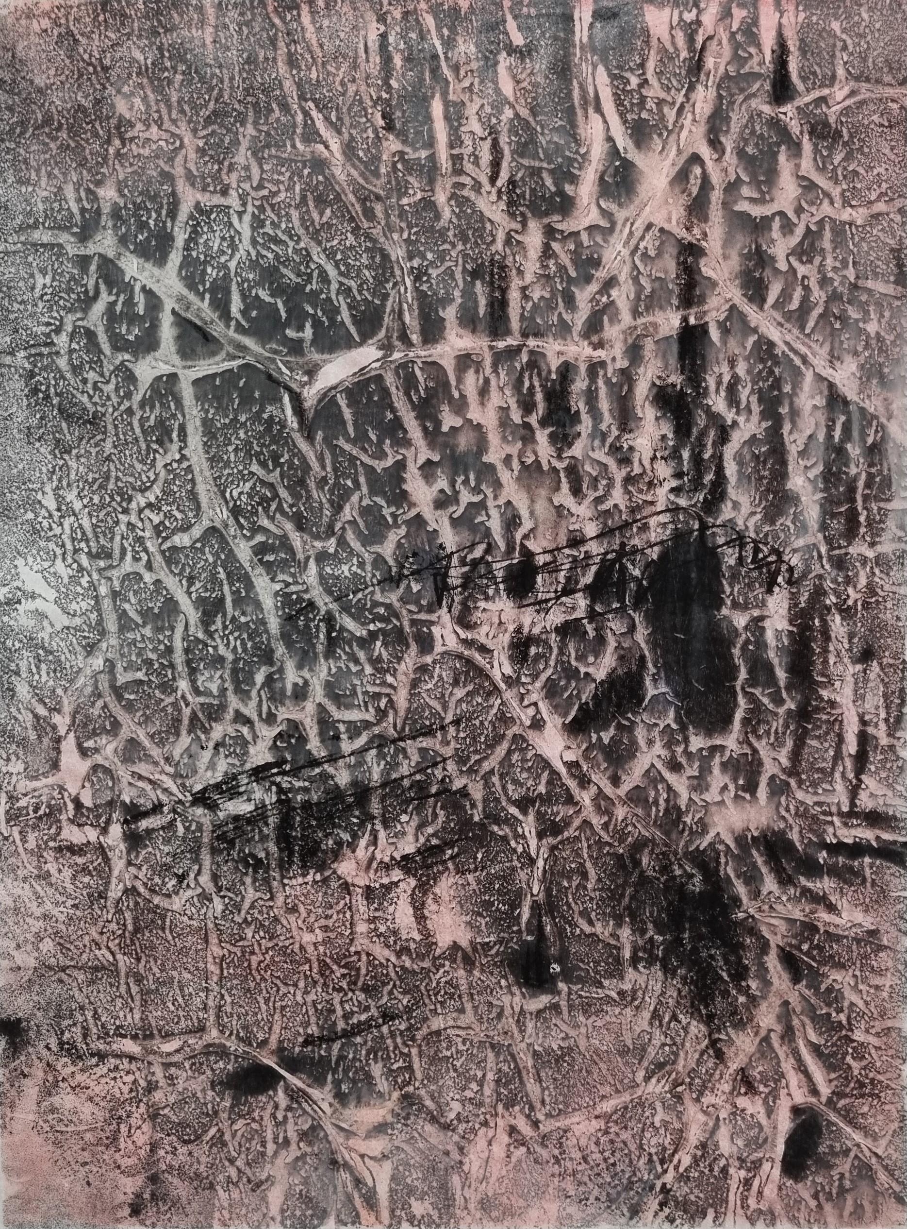 Entstehung Feenwald 4, 40.5 x 30.3 cm