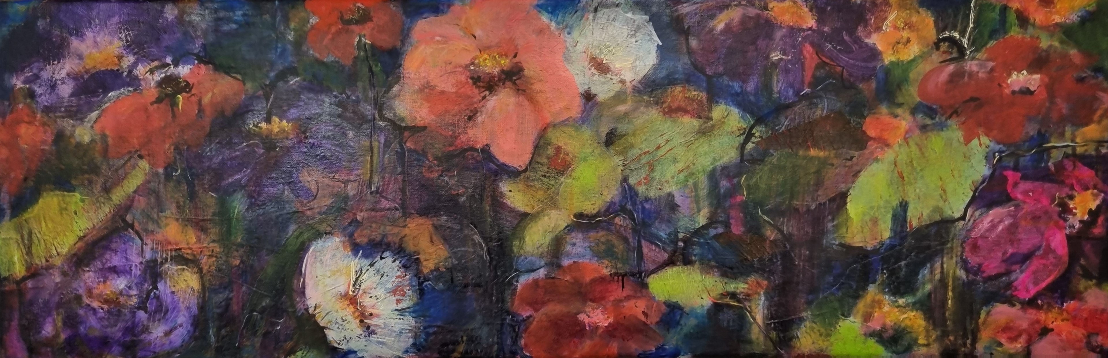 Doros Garden, Acrylmischtechnik