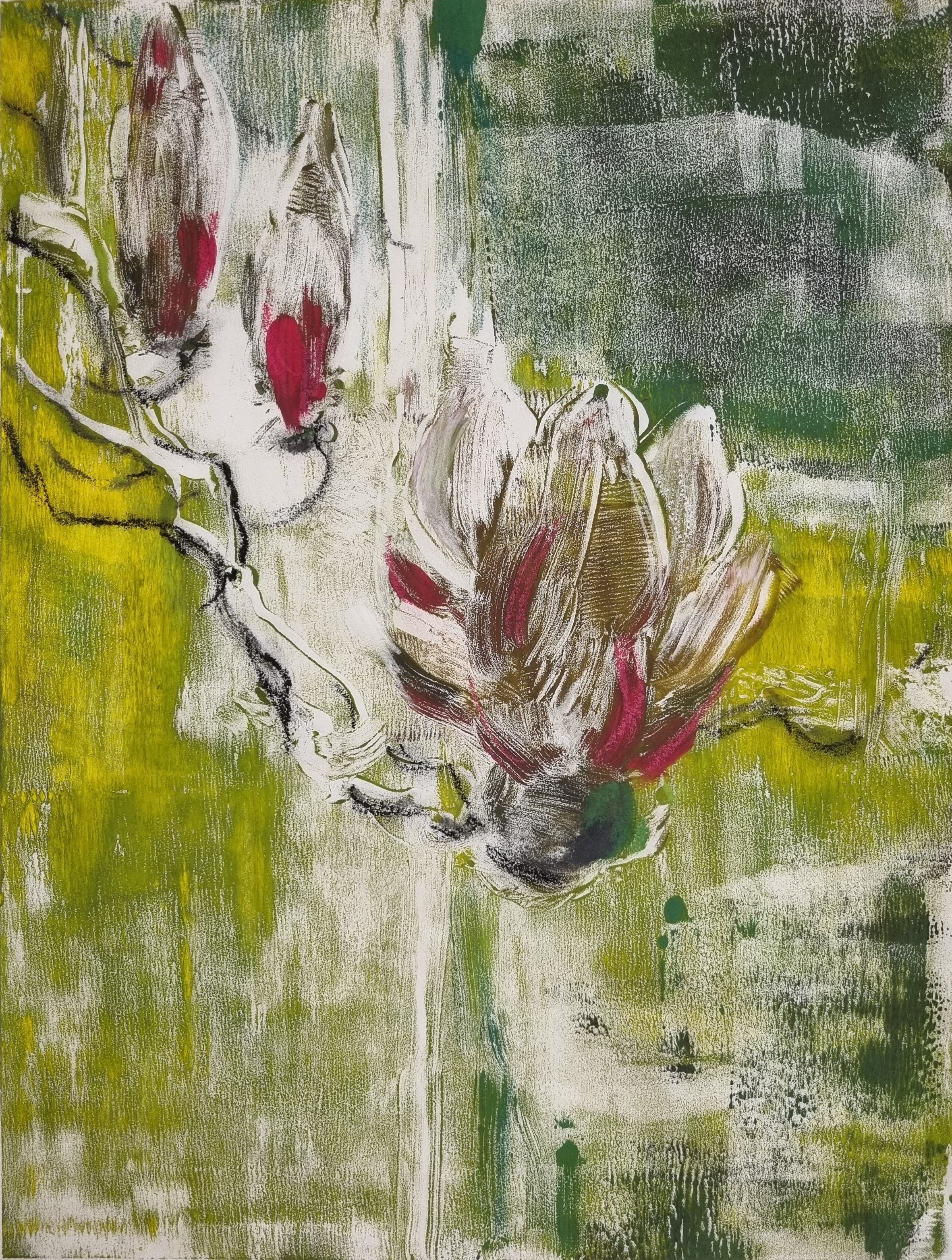 Spuren des Frühlings 2, 40 x 30 cm