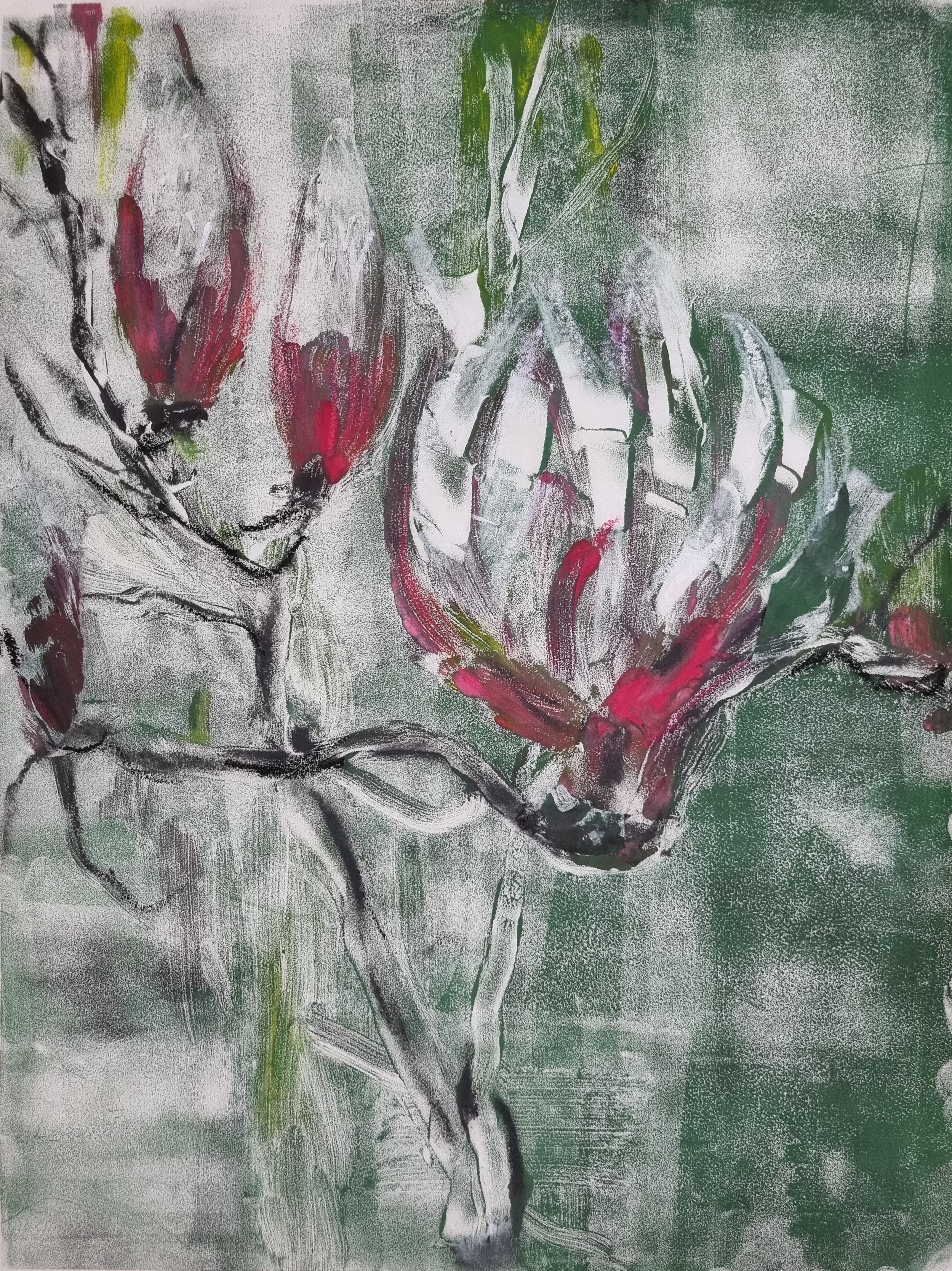 Spuren des Frühlings 3, 40 x 30 cm