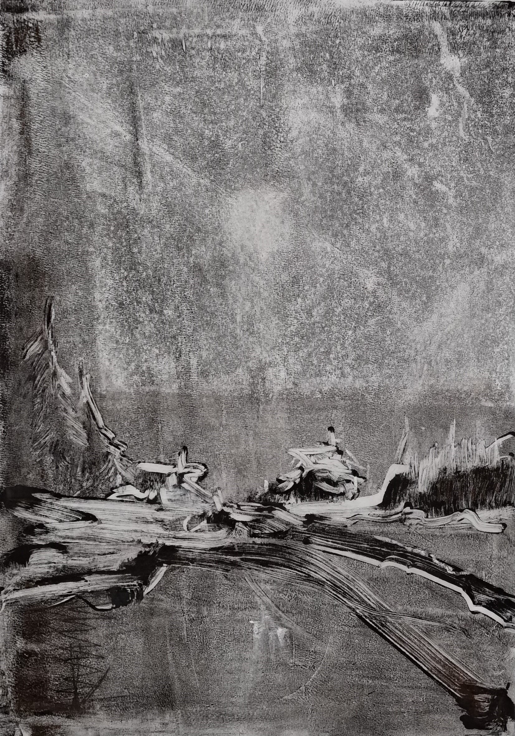 Landschaft 1, 29.5 x 20.8 cm