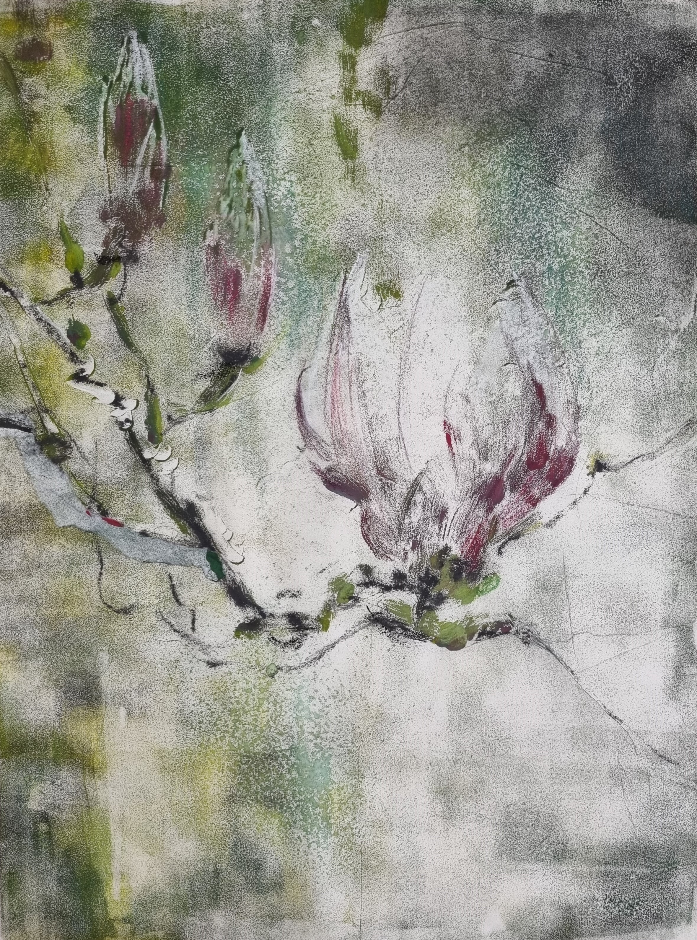 Spuren des Frühlings 1, 40 x 30 cm