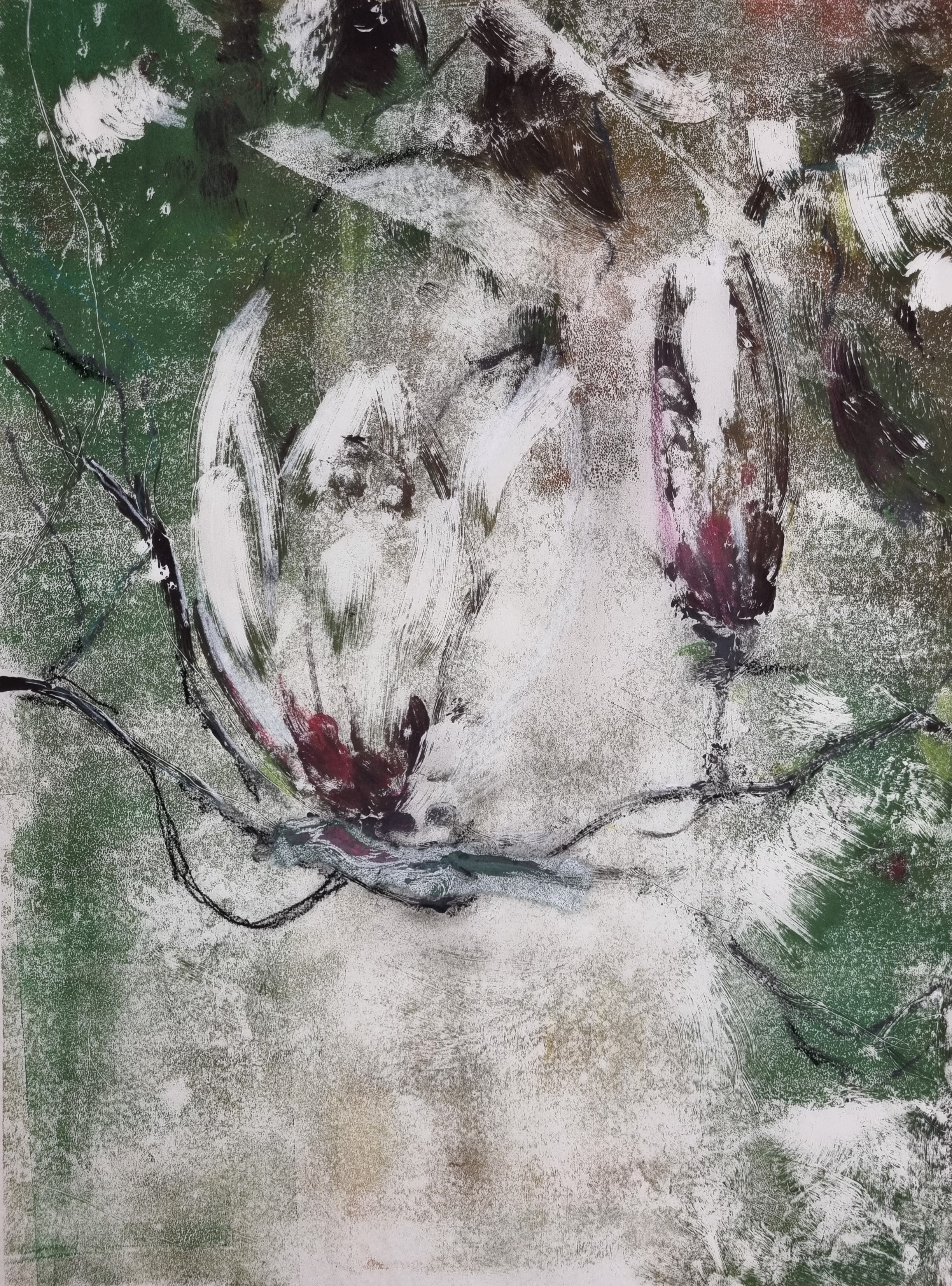 Spuren des Frühlings 4, 40 x 30 cm