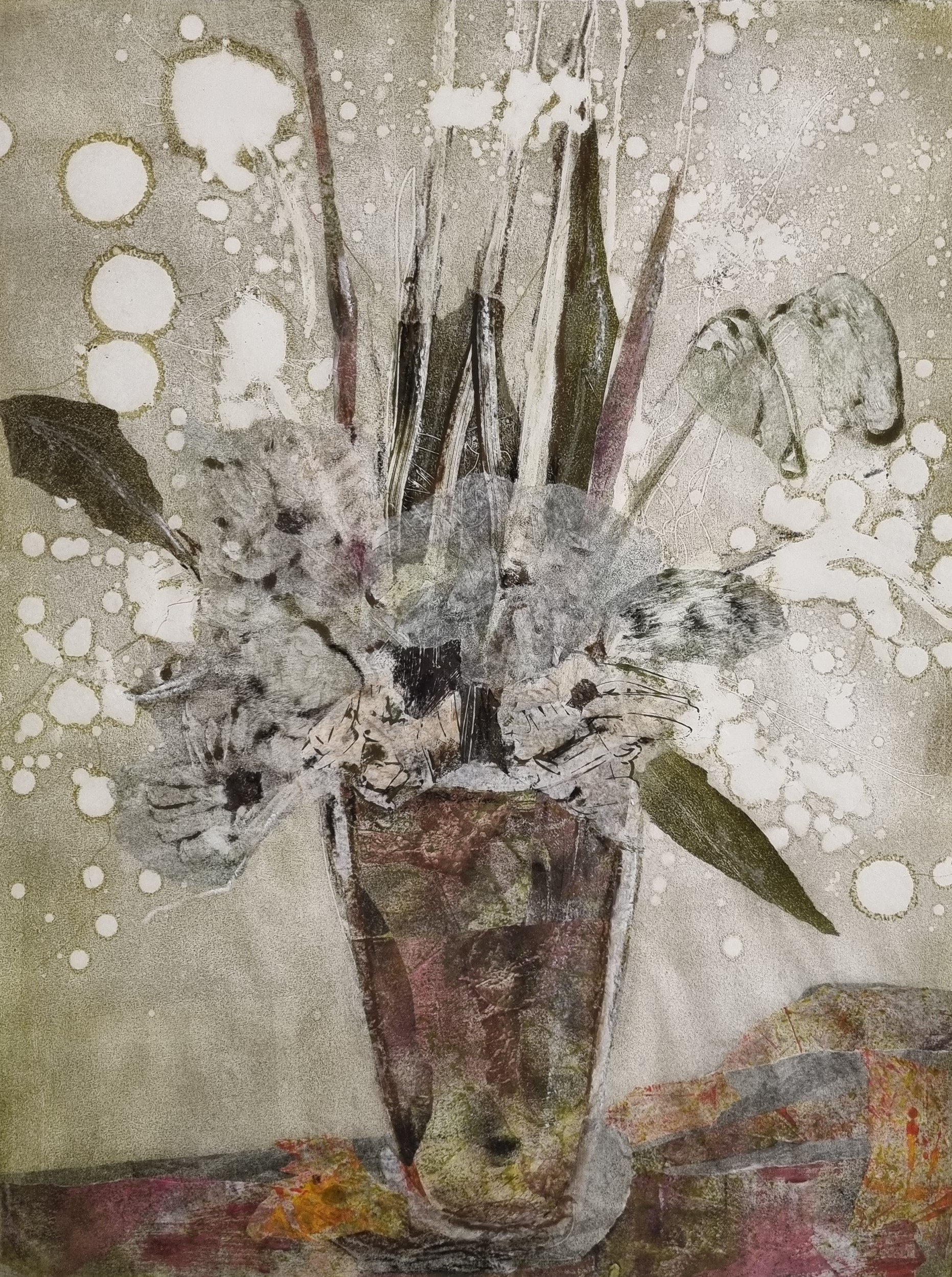 Blumenstillleben 3, 40.5 x 30.3 cm