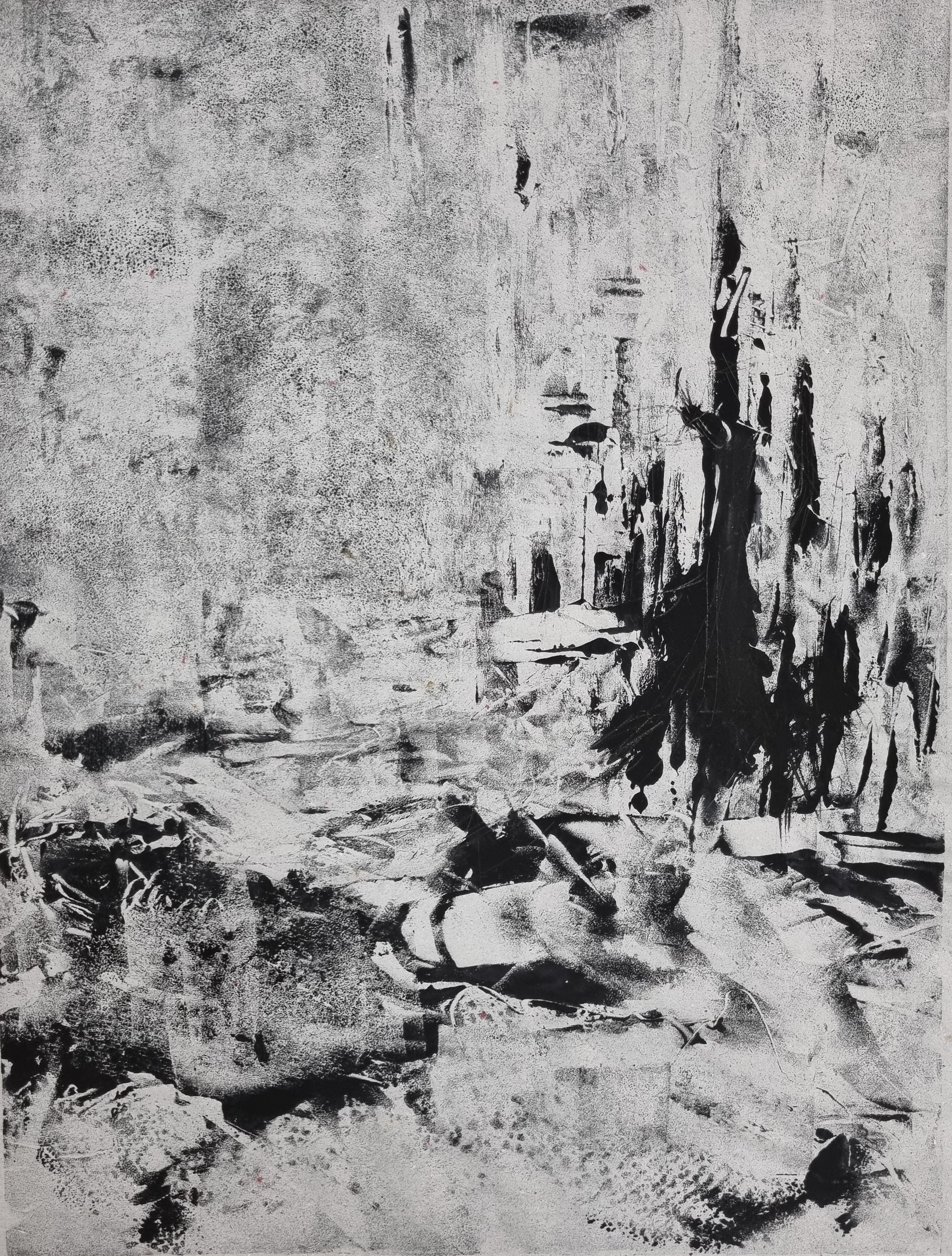 Entstehung Feenwald 2, 40.5 x 30.3 cm